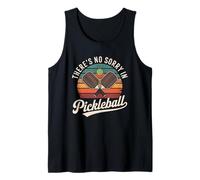 No Hay perdón en el Estilo Vintage de Pickleball Camiseta sin Mangas