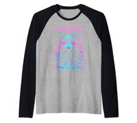 No Hay peticiones House Cat DJ Rave EDM Music Deejay Equalizer Camiseta Manga Raglan