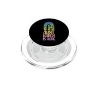 No Hay por qué temer: la tía Karen está aquí. Nombre: Rainbow Auntie PopSockets PopGrip para MagSafe