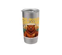 No hay prisa nunca más El pescado puede esperar también yo Vaso térmico de acero inoxidable de doble pared