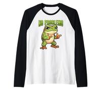 No Hay Problema con Funny Frog Meme Camiseta Manga Raglan