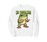 No Hay Problema con Funny Frog Meme Sudadera