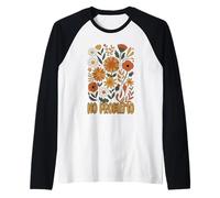 No Hay Problema Floral Camiseta Manga Raglan