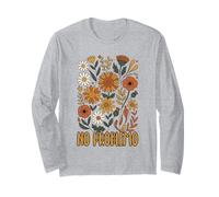 No Hay Problema Floral Manga Larga