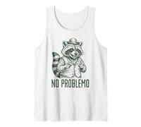 No Hay Problema, Mapache Camiseta sin Mangas