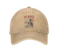 No Hay Reyes Desde 1776 Gorra de béisbol Lavada y2k Sun Trucker Sombrero de Verano Pareja de Verano Mujeres cazando Camping Gorras de béisbol