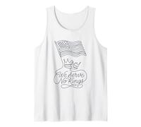 No Hay Reyes en América No servimos a ningún Reyes Camiseta sin Mangas