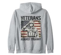 No Hay Reyes en América Veteranos contra la tiranía Sudadera con Capucha