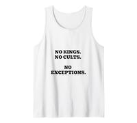 No Hay Reyes sin cultos No Hay excepciones Camiseta sin Mangas