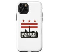No Hay Soldados en Nuestras Calles Protesta de la Bandera de Washington DC Carcasa para iPhone 11 Pro