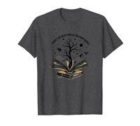 No Hay Tal Cosa como demasiados Libros Leyendo Arte Camiseta, Hombre, Jaspeado Oscuro, M