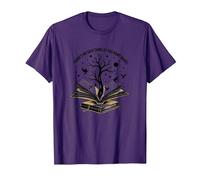 No Hay Tal Cosa como demasiados Libros Leyendo Arte Camiseta, Hombre, Morado, 3XL
