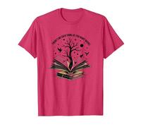 No Hay Tal Cosa como demasiados Libros Leyendo Arte Camiseta, Hombre, Rojo Jaspeado, 3XL