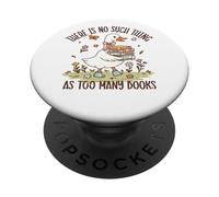 No hay tal cosa como demasiados libros PopSockets PopGrip Adhesivo