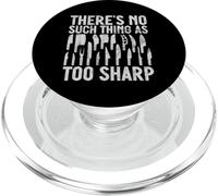 No Hay Tal Cosa como un Cuchillo Demasiado Afilado PopSockets PopGrip para MagSafe