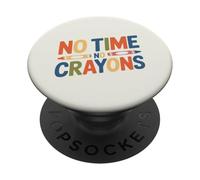 No Hay Tiempo, no Hay crayones PopSockets PopGrip Adhesivo
