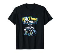 No Hay Tiempo para drenar tuberías de Fontanero Juego de Palabras Camiseta