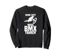 No Hay Tiempo para Montar BMX Bicicleta en Salto Sudadera