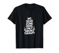 No hay zona de quemaduras aquí solo ahumado carne ahumada Camiseta
