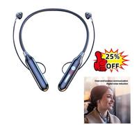 (No headphone cable) Wireless Bluetooth Neckband Headphones Mic Headset Stereo Earbuds Earphone