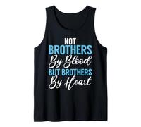 No Hermanos de Sangre Sino Hermanos de Corazón Hermanastro Camiseta sin Mangas