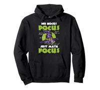 No Hocus Pocus, solo matemáticas, enfoque en las matemáticas de Halloween Sudadera con Capucha