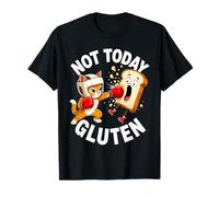 No Hoy Gluten Pan de Gato sin Gluten Kitty Camiseta