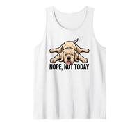 No, Hoy no es el Divertido Perro Golden Retriever Lazy Sploot Camiseta sin Mangas