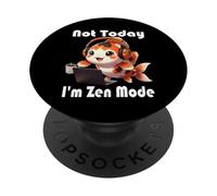 No Hoy Soy el Modo Zen Kawaii Koi Fish PopSockets PopGrip Adhesivo