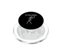 No Huzz Today Sticky Figure Saludos Huzz Silly Gen Z Meme PopSockets PopGrip para MagSafe