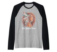 No Importa el Cabello Rizado Camiseta Manga Raglan