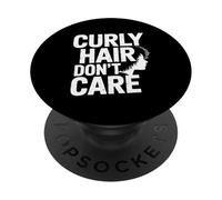 No Importa el Cabello Rizado PopSockets PopGrip Adhesivo