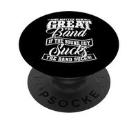 No importa lo genial que sea la banda sin un buen sonido, el espectáculo PopSockets PopGrip Adhesivo