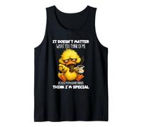 No Importa lo Que pienses Imaginary Friends Duck Camiseta sin Mangas