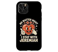 No Importa qué, me quedo con Jeremiah Equipo Corazón Verano Carcasa para iPhone 11 Pro
