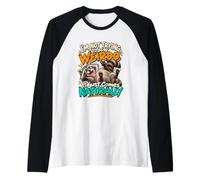 No Intentar ser un Bicho Raro es naturalmente Divertido Camiseta Manga Raglan