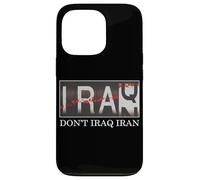 No Irak Irán contra la guerra en Oriente Medio contra la guerra Paz Carcasa para iPhone 13 Pro