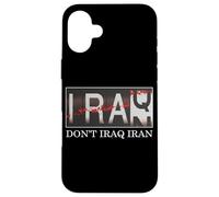 No Irak Irán contra la guerra en Oriente Medio contra la guerra Paz Carcasa para iPhone 16 Plus