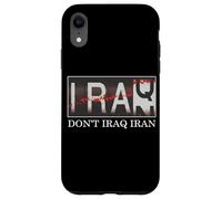 No Irak Irán contra la guerra en Oriente Medio contra la guerra Paz Carcasa para iPhone XR