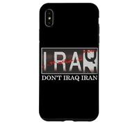 No Irak Irán contra la guerra en Oriente Medio contra la guerra Paz Carcasa para iPhone XS Max