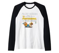 No Jubilado Im a Professional Doing Nothing Funny Quote Camiseta Manga Raglan