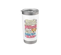 No juzgues a mi amante de las patas de mi perro Pitbull Vaso térmico de acero inoxidable de doble pared