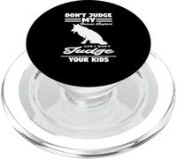 No juzgues a mi Pastor alemán: Divertido Amante de los Perros PopSockets PopGrip para MagSafe