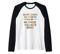 No juzgues el capítulo en el Que entraste Camiseta Manga Raglan