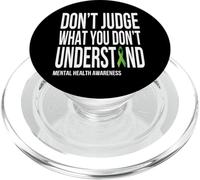 No juzgues lo Que no entiendes la Conciencia de Salud Mental PopSockets PopGrip para MagSafe