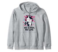 No K-pop No Life Sweet Cat Música Coreana Corea Del Sur Sudadera con Capucha