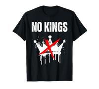 No King Funny Político Feminista Diseño Vintage Hombres Mujeres Camiseta