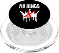 No King Funny Político Feminista Diseño Vintage Hombres Mujeres PopSockets PopGrip para MagSafe