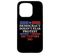 No Kings America Democracy Doesn'T Fear Protest Dictators Do Carcasa para iPhone 15 Pro