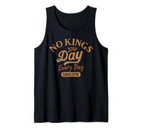No Kings Day Every Day Oct 18 Protesta Camiseta sin Mangas
